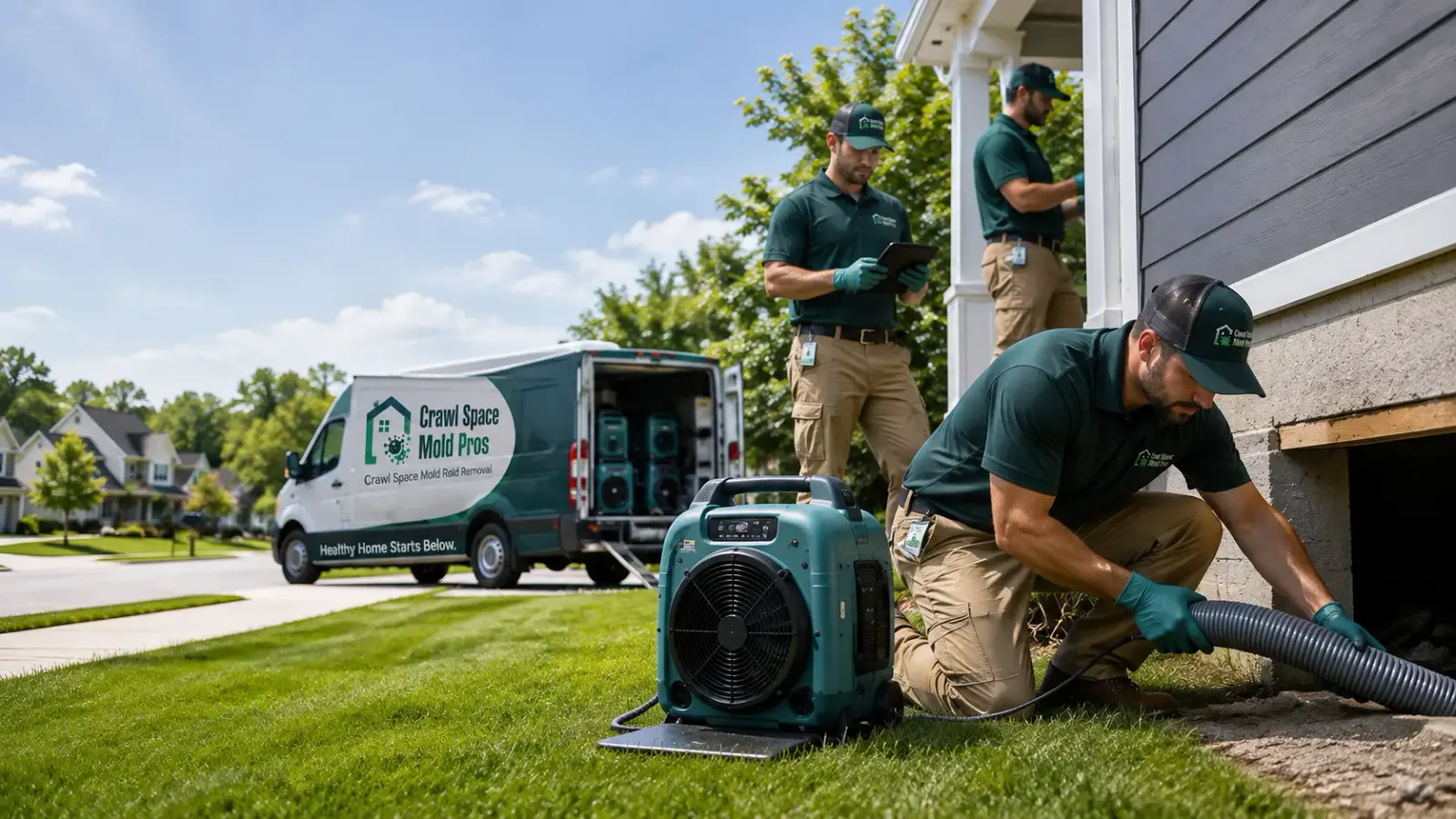 Crawl Space Mold Removal in Sheldon, MO
